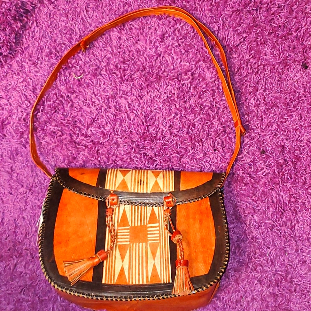 Handmade Leather Crossbody Bag